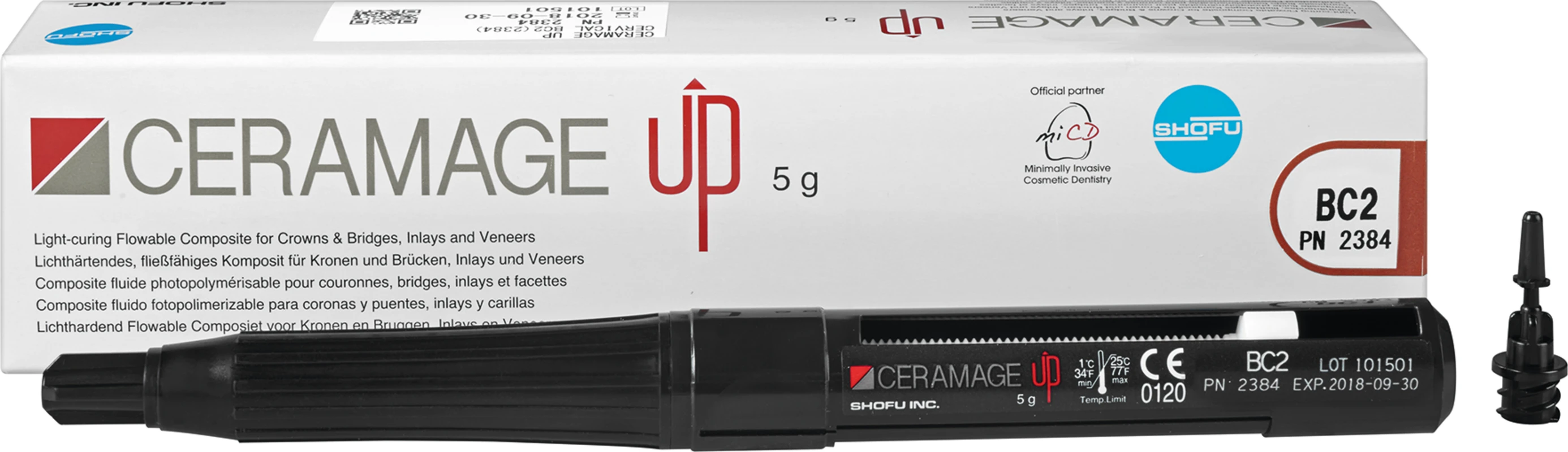 CERAMAGE UP Spritze 5 g Komposit Halsmasse BC2 CERAMAGE UP SHOFU
