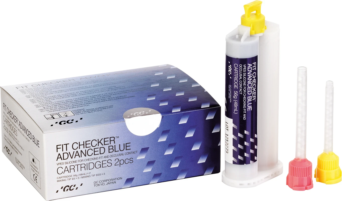 GC FIT CHECKER™ Advanced Blue Kartusche 2 x 56 g Doppelkartusche blau