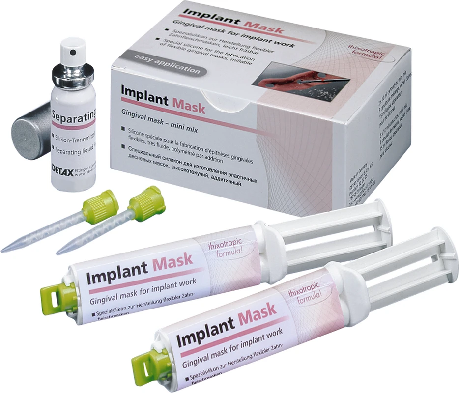 Implant Mask Packung 2 x 10 ml Doppelkartusche mini-mix 1:1 Implant Mask, Zubehör
