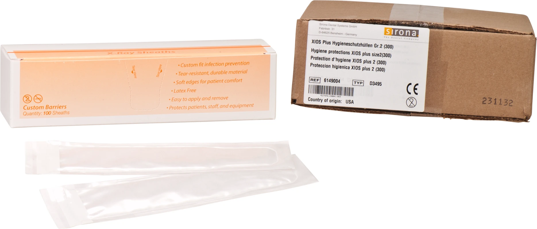 XIOS Plus Hygieneschutzhüllen Dentsply Sirona
