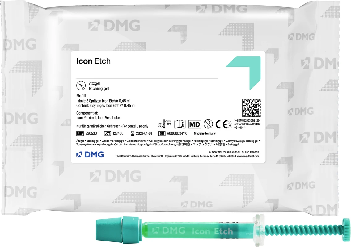 Icon Etch Packung 3 x 0,45 ml Spritze Icon Etch Packung 3 x 0,45 ml Spritze