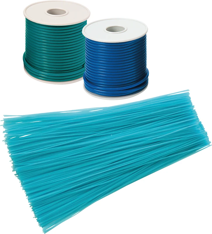 GEO Wachsdraht Rolle 250 g blau, mittelhart, 5 mm