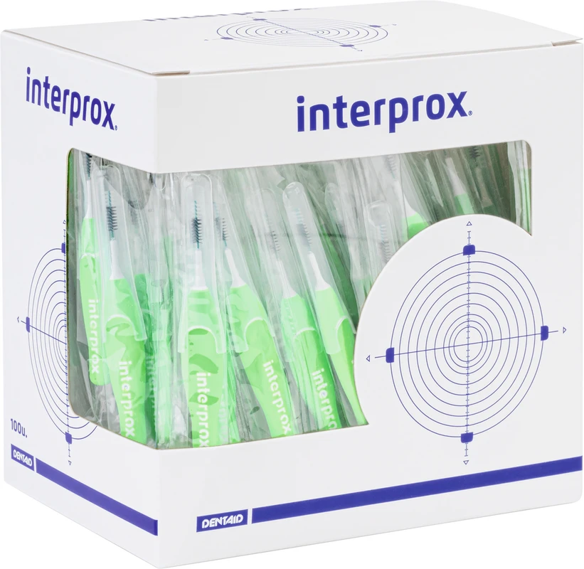interprox® Box 100 Stück grün, &Oslash; 1,1 mm, micro