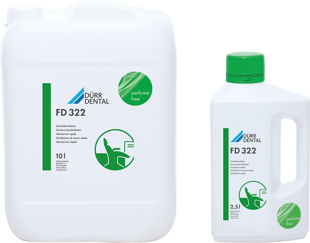 FD 322 Flächen-Desinfektion perfume free Dürr Dental
