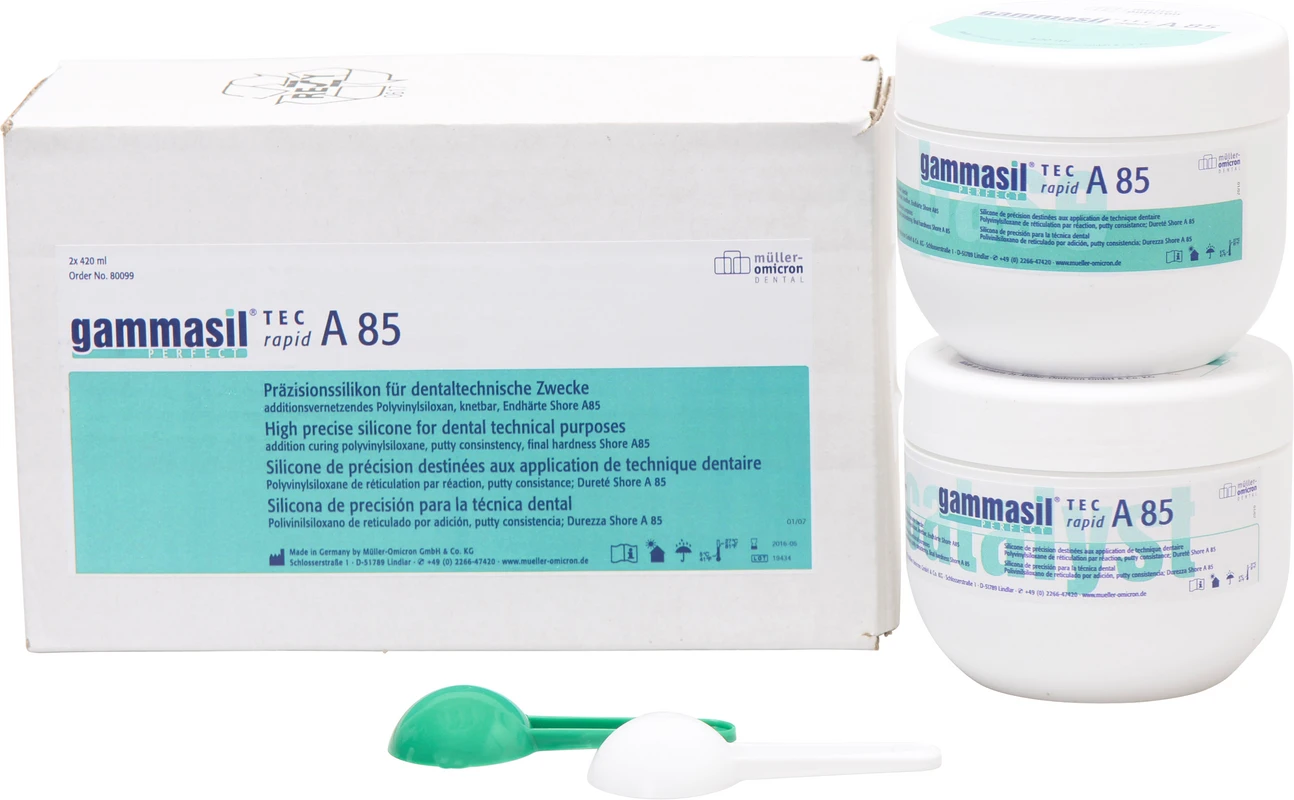 gammasil® PERFECT TEC A 85 Packung 420 ml Base, 420 ml Katalysator, rapid