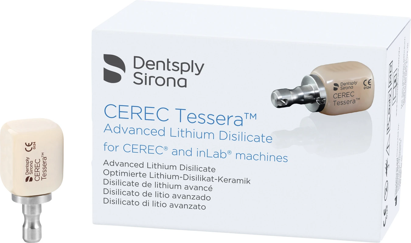 CEREC Tessera™ Nachfüllpackung 4 Stück Größe C14, BL2 MT CEREC Tessera™ Nachfüllpackung 4 Stück Größe C14, BL2 MT
