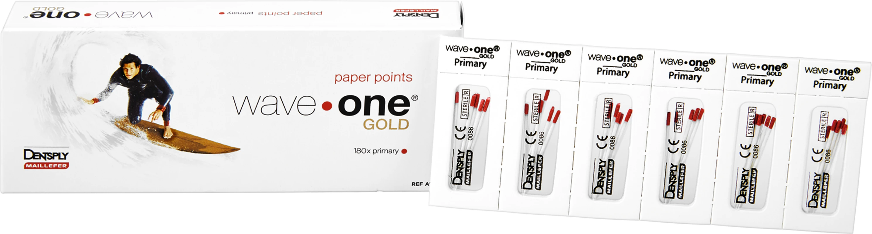 WaveOne® Gold Papierspitzen Packung 180 Stück PRIMARY