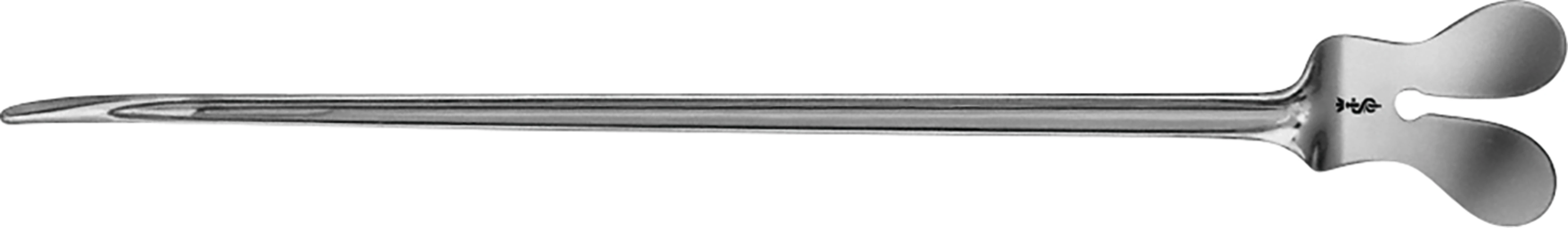 NELATON Hohlsonde Stück gebogen, 160 mm