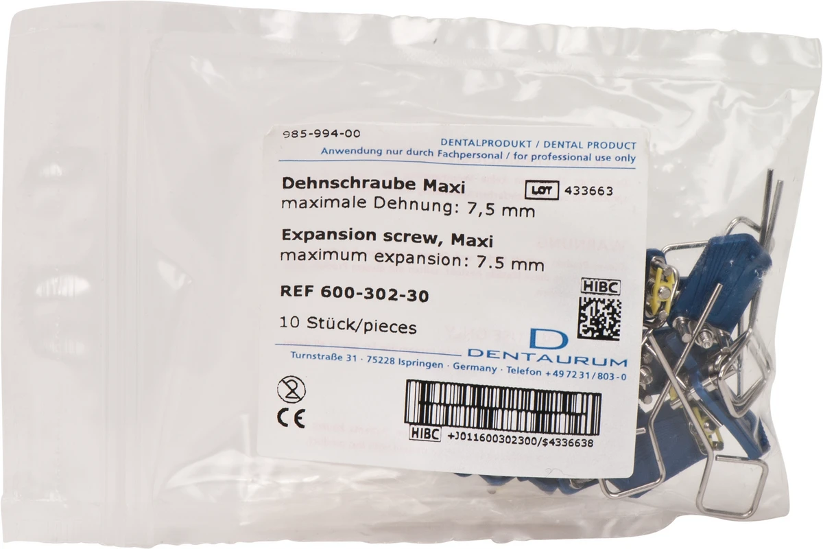 Dehnschrauben Edelstahl Packung 10 Schrauben maxi
