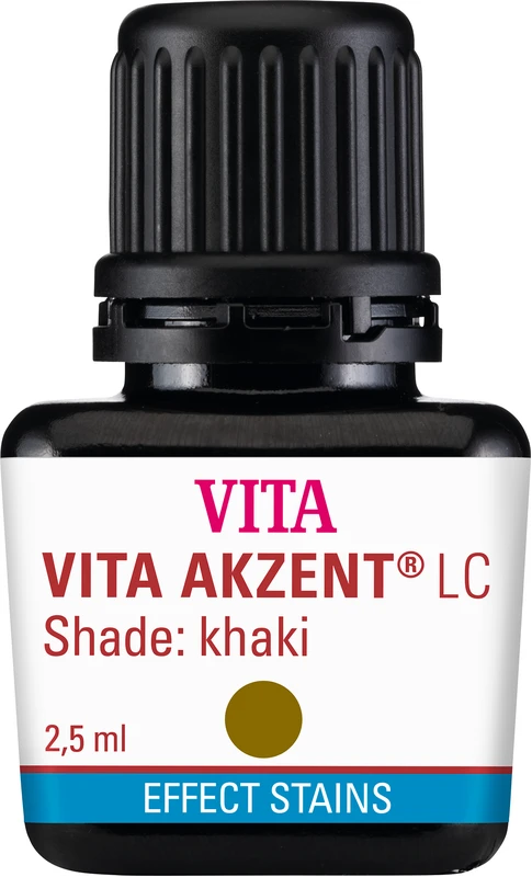 VITA AKZENT® LC Flasche 2,5 ml Effektfarben effect stains khaki
