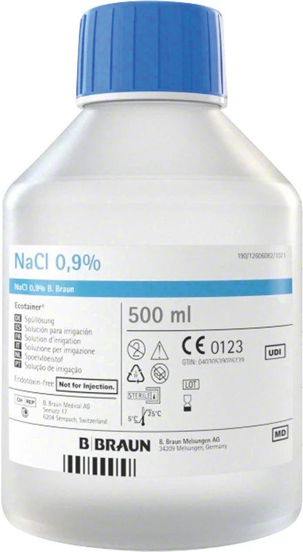 NaCl 0,9% Spüllösung Flasche 500 ml Ecotainer