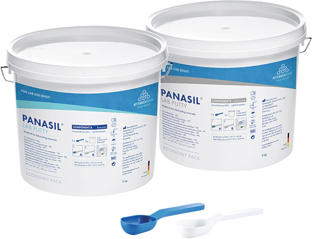 Panasil® lab Putty Karton 2 x 5 kg Eimer