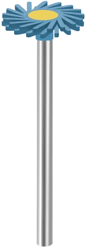 EVE DIAPOL® TWIST Packung 10 Stück blau grob, HP, Figur Twist, 14 x 1,6 mm