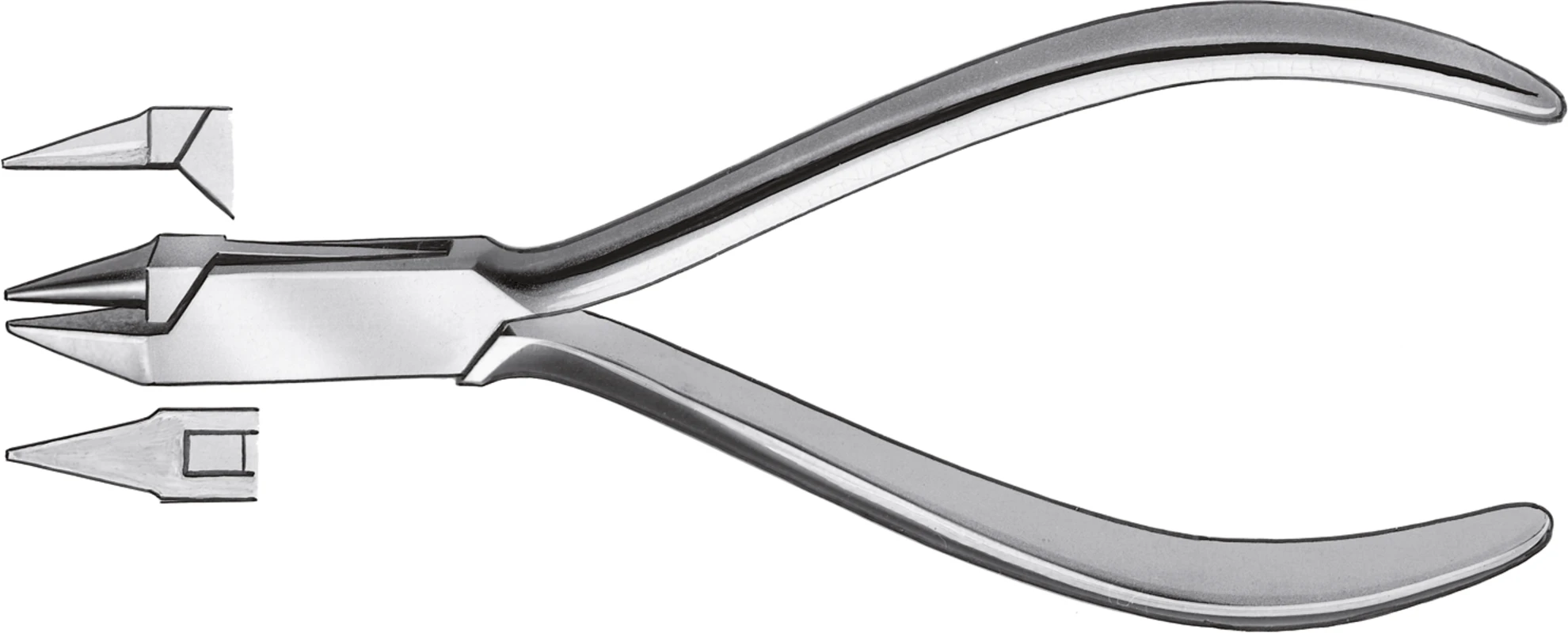 Drahtbiegezange nach Angle Stück 130 mm