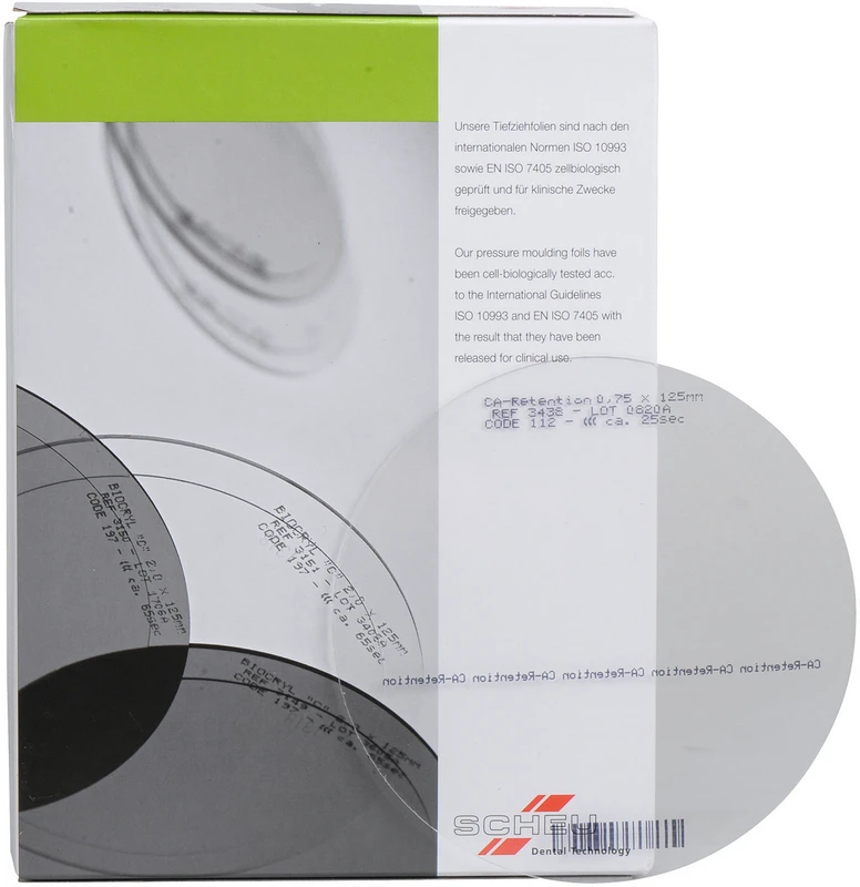 CA® Retentionsfolie pd Packung 10 Stück 0,75 x 125 mm
