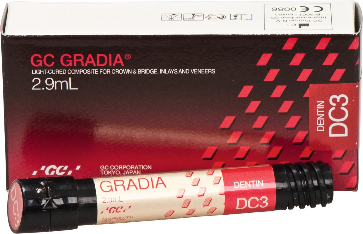 GC GRADIA® Spritze 2,9 ml Paste dentin DC3