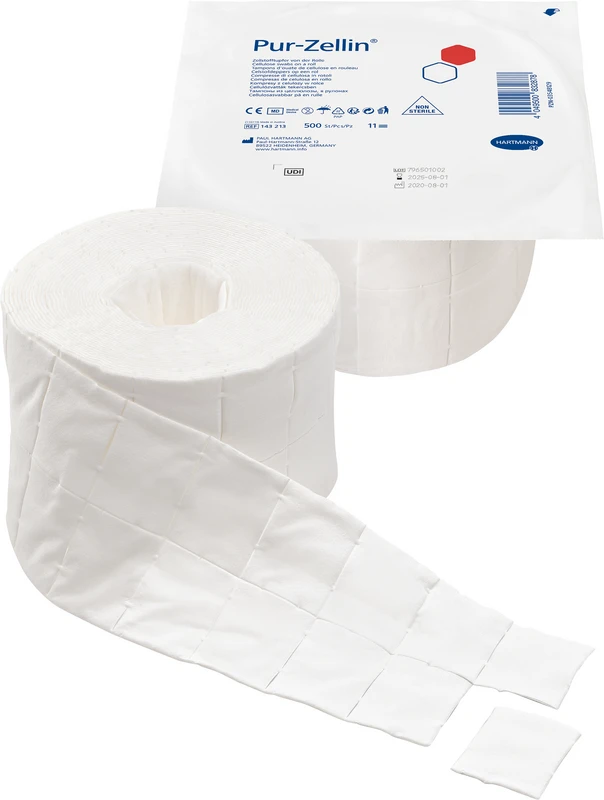 Pur-Zellin® Beutel 500 Stück 4 x 5 cm, unsteril