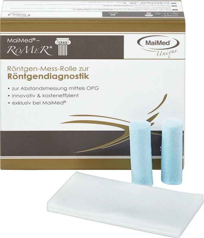 Römer® Röntgen-Mess-Rolle Packung 20 Stück Römer® Röntgen-Mess-Rolle MaiMed