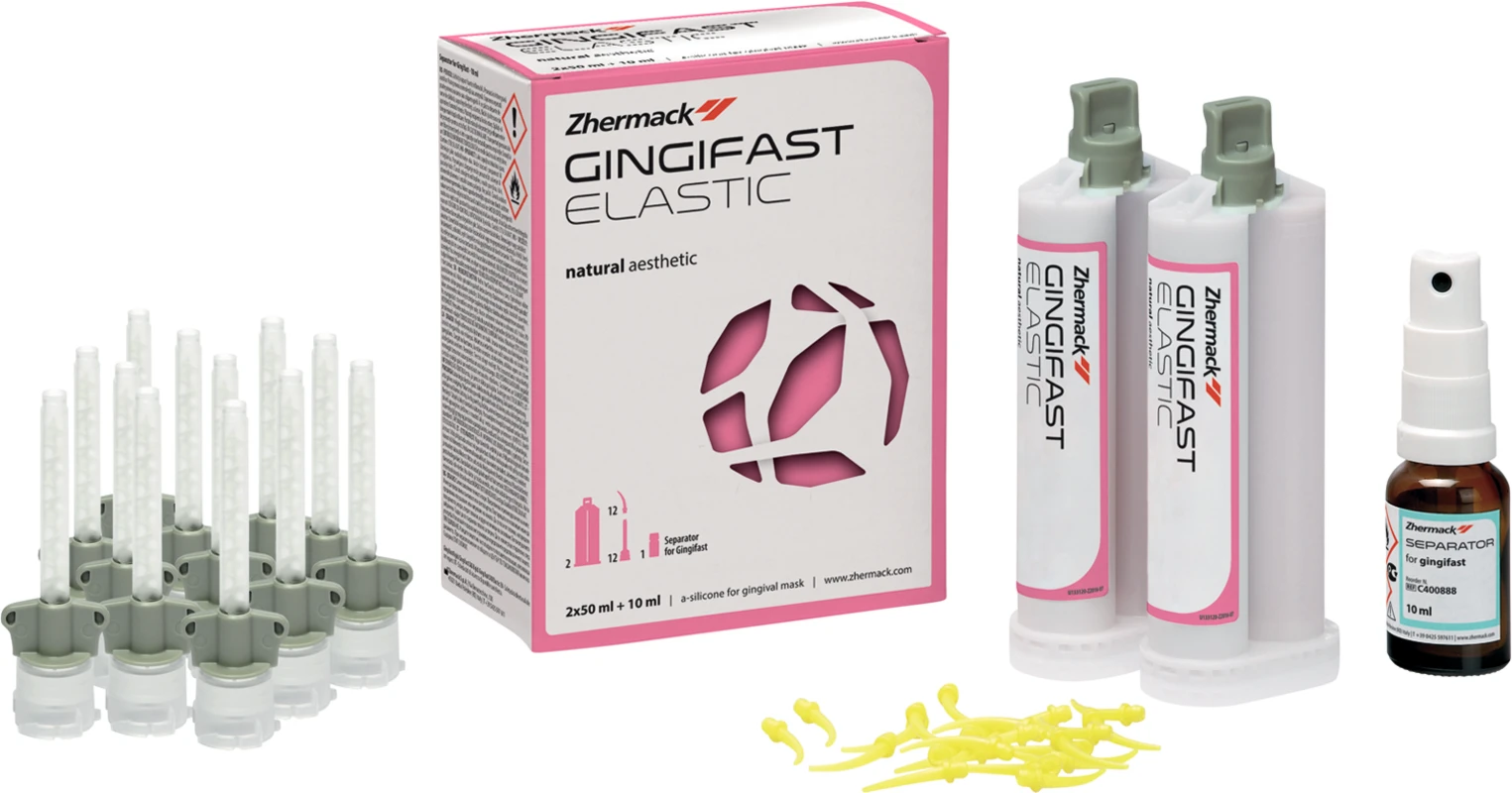Gingifast Elastic Packung 2 x 50 ml Doppelkartusche