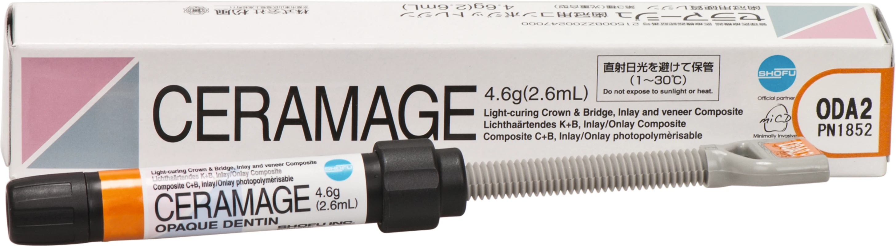 CERAMAGE Spritze 4,6 g opaque dentin A2 CERAMAGE SHOFU