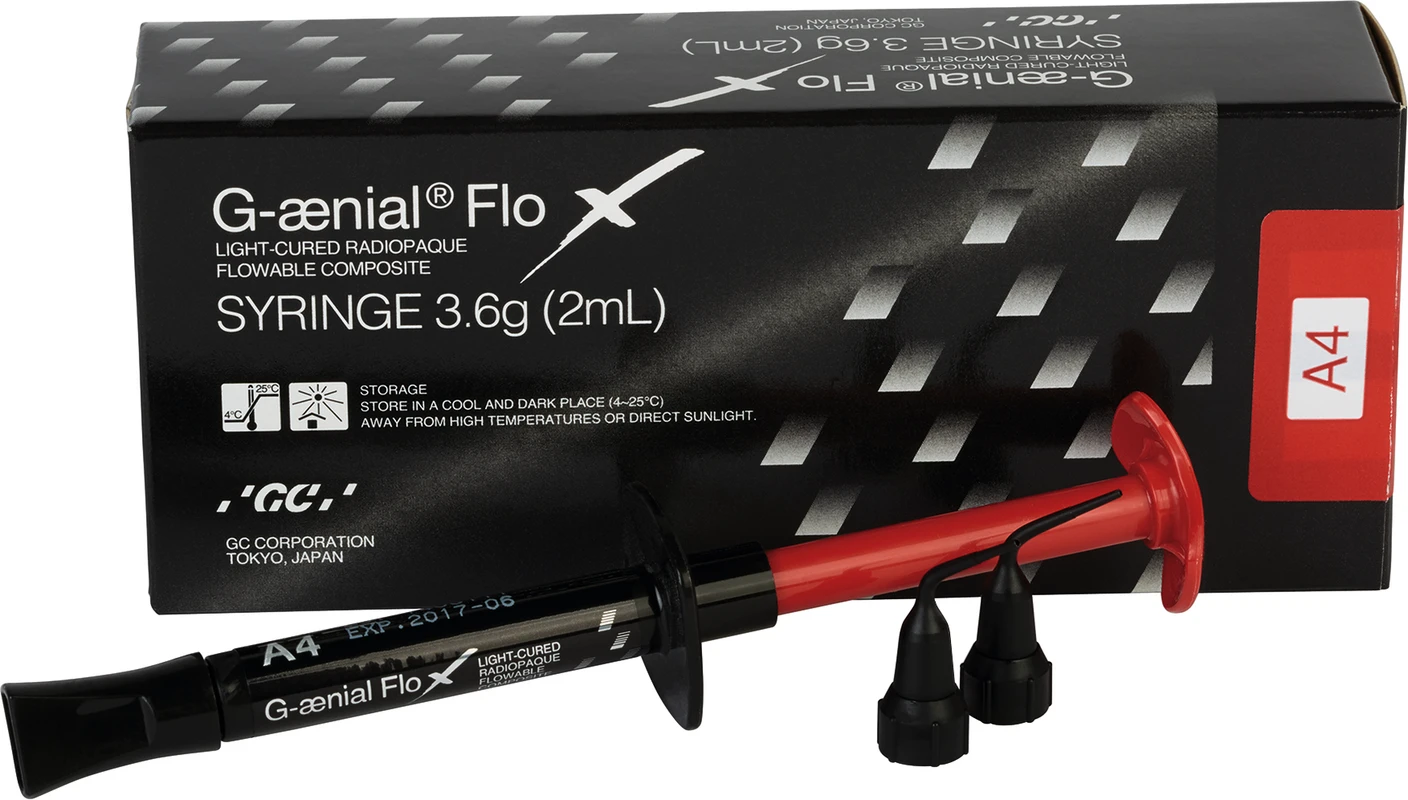 GC G-ænial® Flo X Spritze 2 ml A4 GC G-ænial® Flo X GC