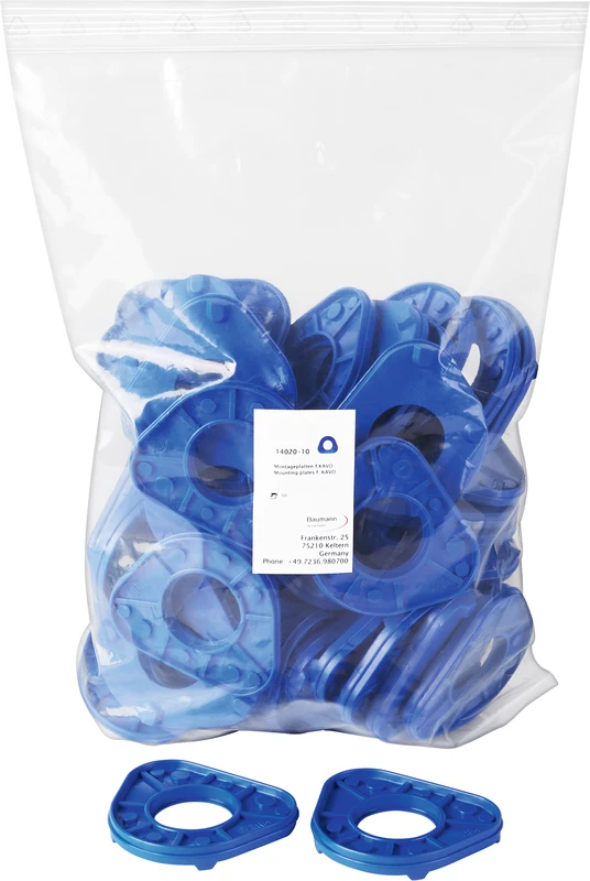 Montageplatten KaVo Packung 50 Stück, blau