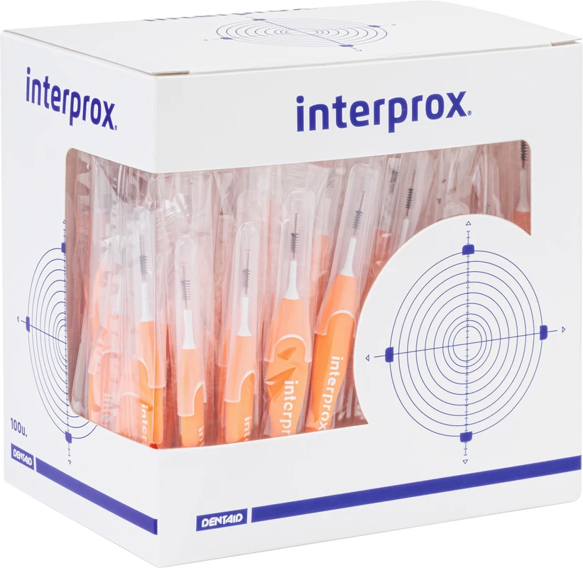 interprox® Box 100 Stück orange, &Oslash; 0,9 mm, super micro