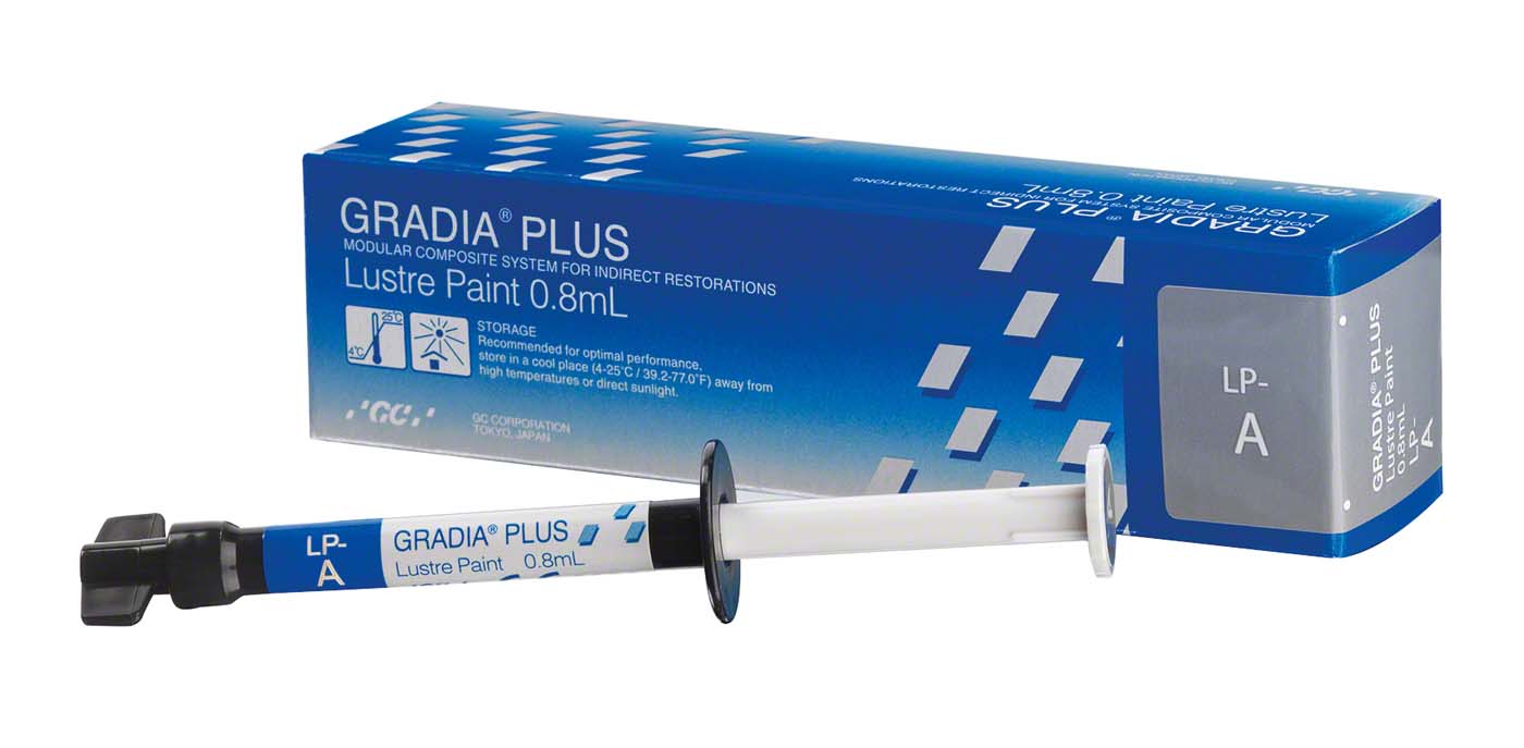GC GRADIA® PLUS Spritze 0,8 ml Paste Lustre Paint LP-A GC GRADIA® PLUS GC