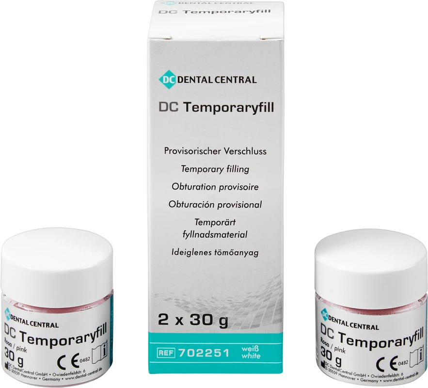 DC Temporaryfill Packung 2 x 30 g Paste rosa DC Temporaryfill DC Dental Central