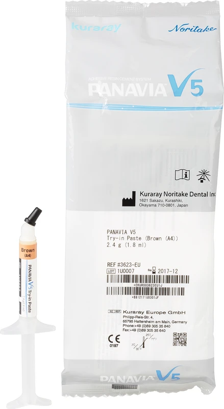 PANAVIA™ V5 Spritze 1,8 ml Try-in Paste brown A4