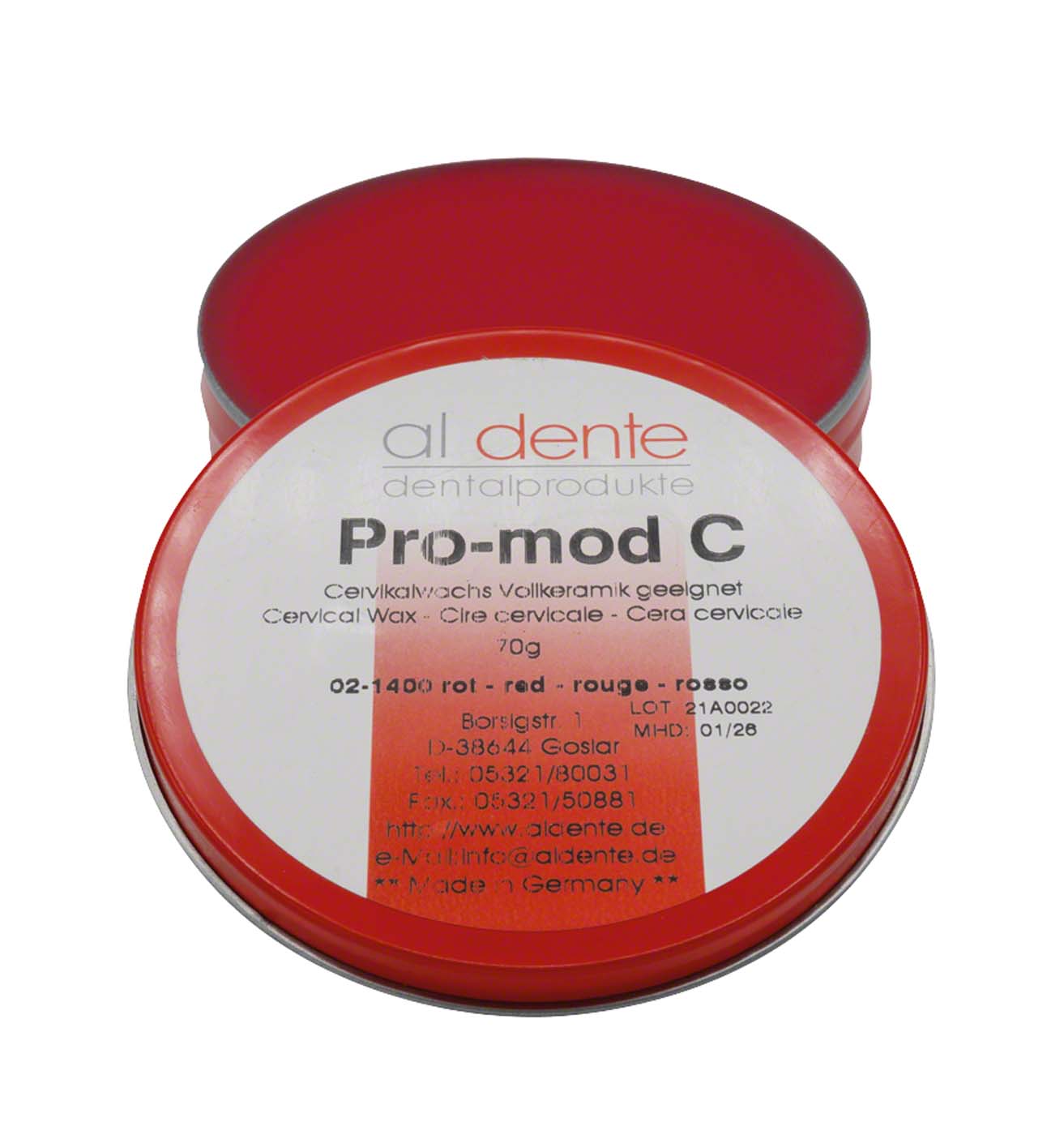 Pro-Mod C Cervicalwachs al dente Dentalprodukte