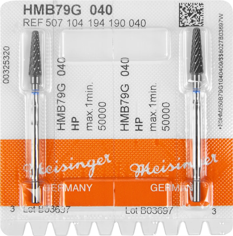 Black Cobra HM 79 Packung 2 Stück kreuzverzahnt, blau Standard, HP, Figur 194, 14,2 mm, ISO 040