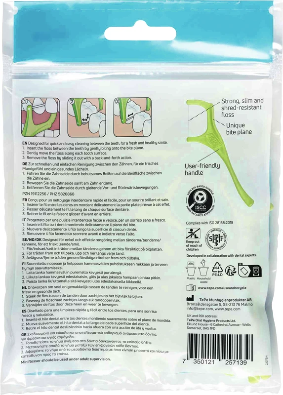 TePe Mini Flosser™ Packung 36 Stück grün