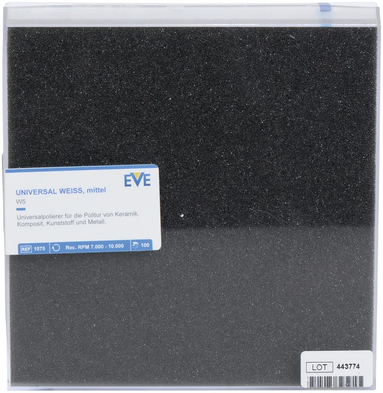 EVE UNIVERSAL Packung 100 Stück weiß mittel, RA, Figur umgekehrter Kegel, 9 x 8,5 mm