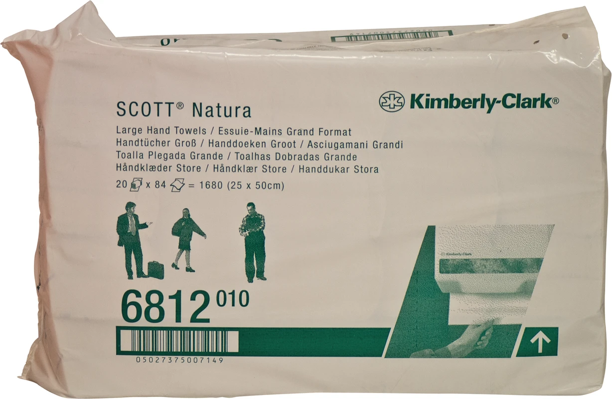 SCOTT® Handtücher Karton 1.680 Tücher 25 x 50 cm, C-Falz, Natural