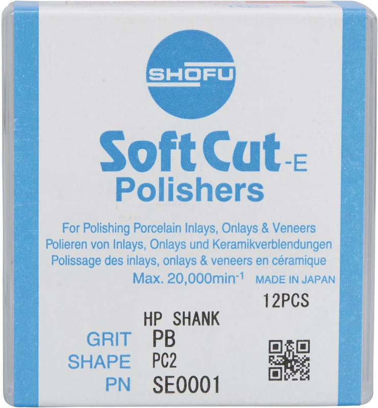 SOFTCUT-E Packung 12 Stück PC2, HP, PB blauer Ring, ISO 050