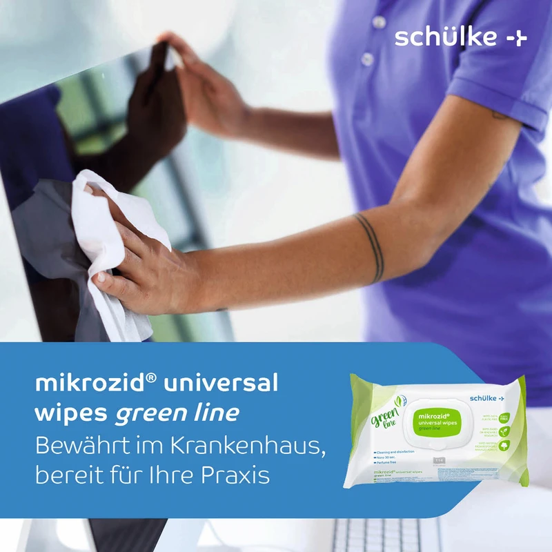 mikrozid® universal wipes greenline schülke