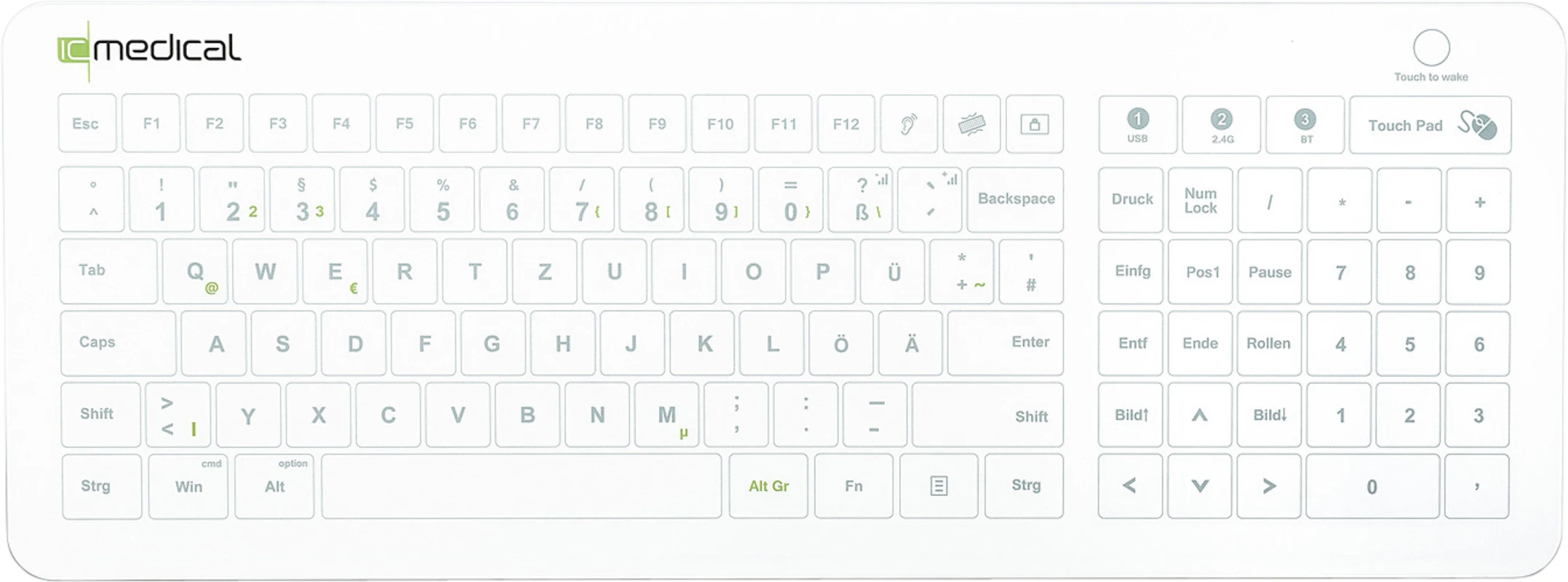 HT 400 Hygienetastatur