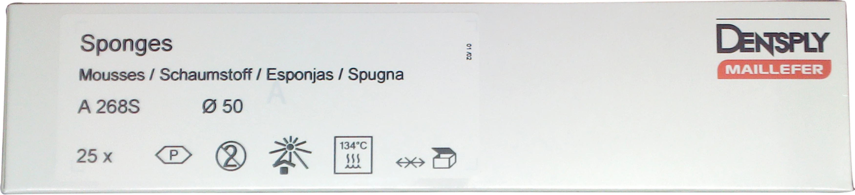 CLEAN-STAND Schaumstoffeinsätze Packung 25 Stück rund