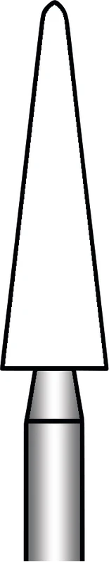 Arkansas Packung 6 Stück weiß extra fein, RA, Figur 204, 10,5 mm, ISO 030 Arkansas Busch