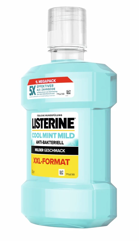 LISTERINE® COOL MINT MILDER GESCHMACK Flasche 1.000 ml