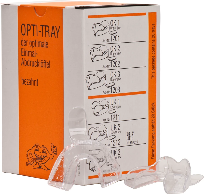 OPTI-TRAY Packung 20 Stück UK, Gr. 2