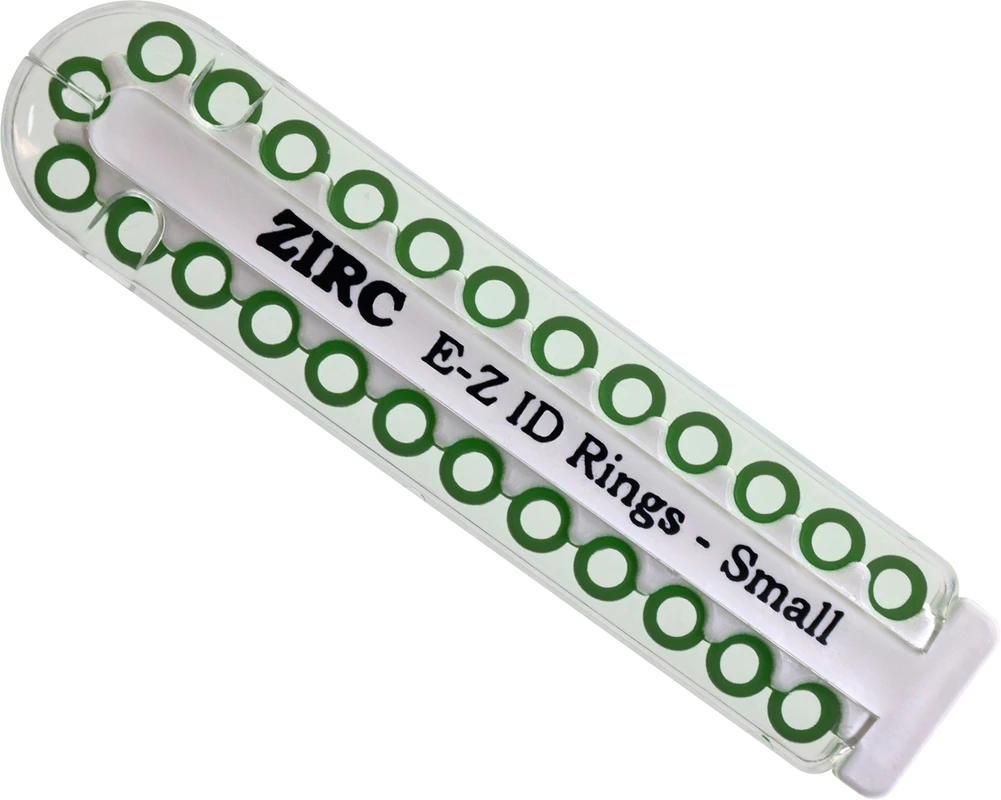 EZ-ID Markierungsringe Packung 25 Stück grün, Ø 3 mm