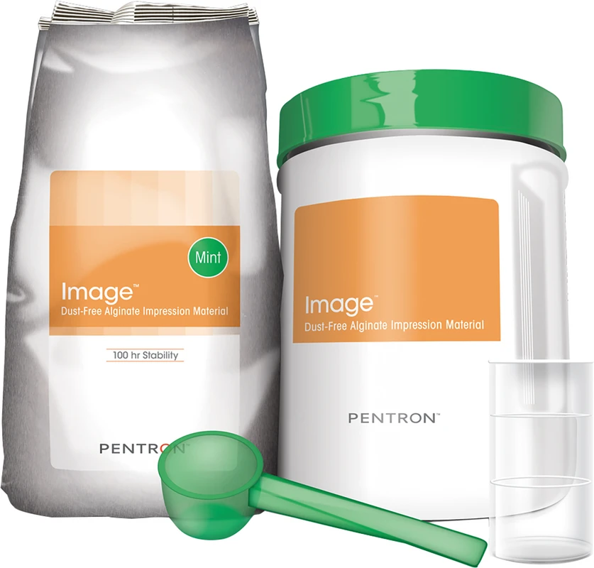 IMAGE Alginate Dose 500 g SH Minze, grün, 1 Messbesteck