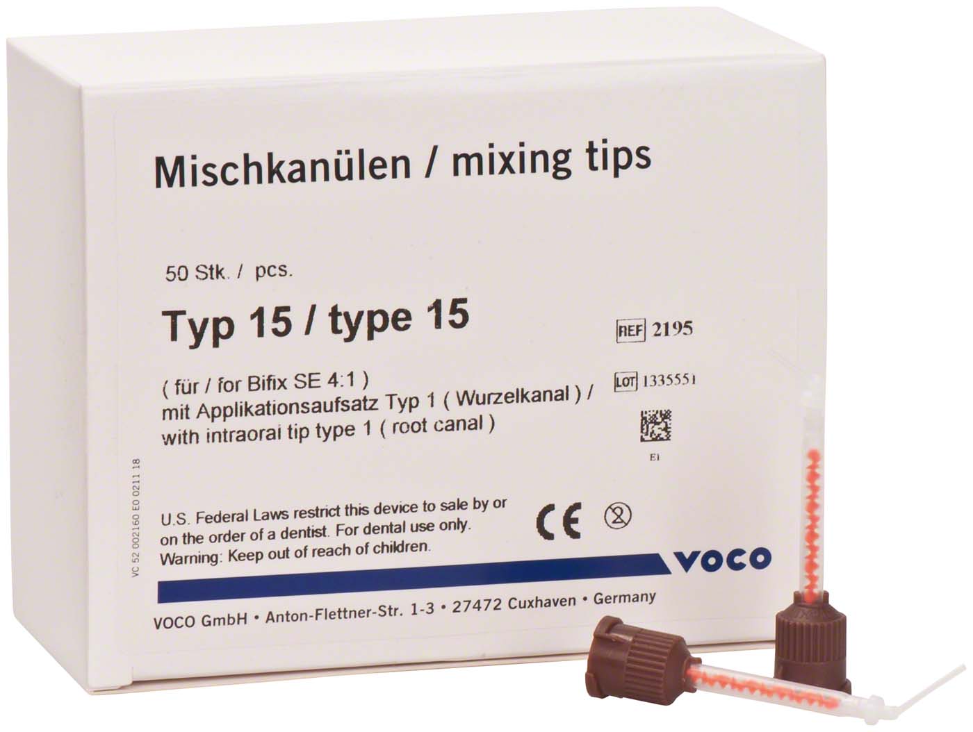 VOCO Mischkanülen Typ 15 VOCO