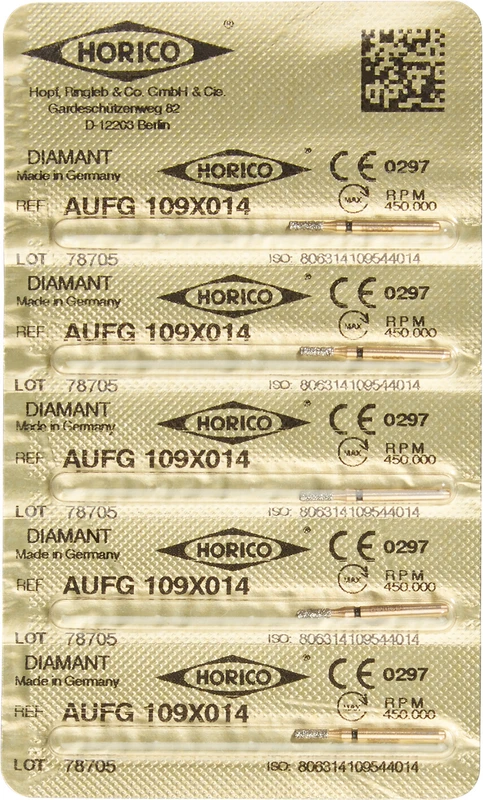 Diamant AuFG 109 Packung 5 Stück schwarz extra grob, FG, Figur 109, ISO 014