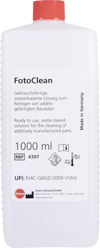 FotoClean Flasche 5 Liter weiß FotoClean Dreve Dentamid