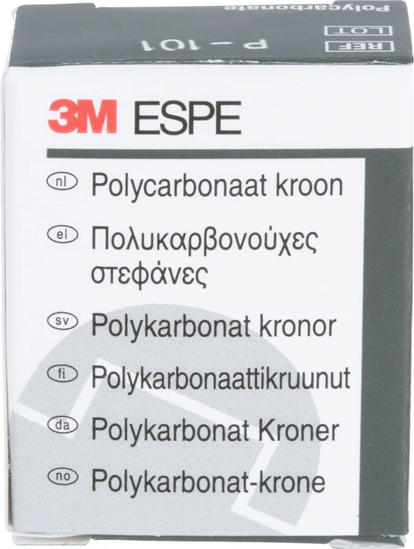 Polycarbonat-Kronen Packung 5 Stück Nr. 101