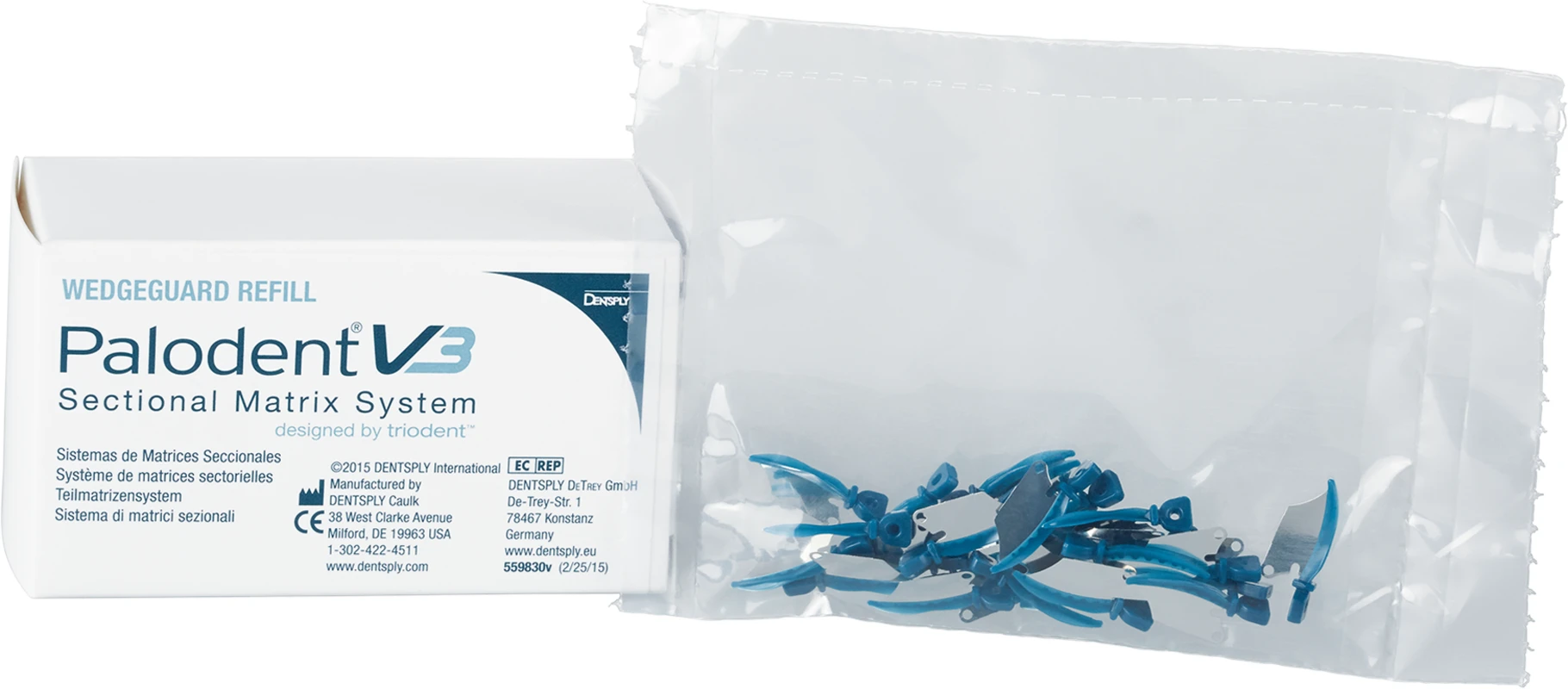 Palodent® V3 Teilmatrizensystem Wedgeguard Packung 50 Stück klein