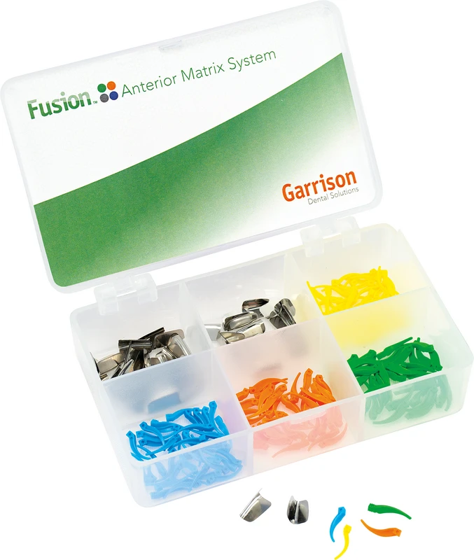 Fusion™ Anterior Frontzahnmatrizensystem Kit Fusion™ Anterior Frontzahnmatrizensystem Garrison Dental Solutions
